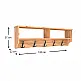Κρεμάστρα τοίχου Ottila Megapap από μελαμίνη χρώμα pine oak 120x22x37εκ. Κρεμάστρα τοίχου Ottila Megapap από μελαμίνη χρώμα pine oak 120x22x37εκ.