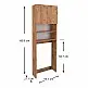 Έπιπλο πλυντηρίου Ramsey Megapap από μελαμίνη χρώμα pine oak 65x27x190,6εκ. Έπιπλο πλυντηρίου Ramsey Megapap από μελαμίνη χρώμα pine oak 65x27x190,6εκ.