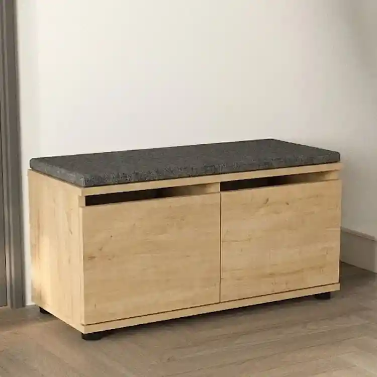 Παπουτσοθήκη Twain Megapap 8 ζευγών χρώμα sapphire oak 80x35x42εκ. | GP041-0050,4