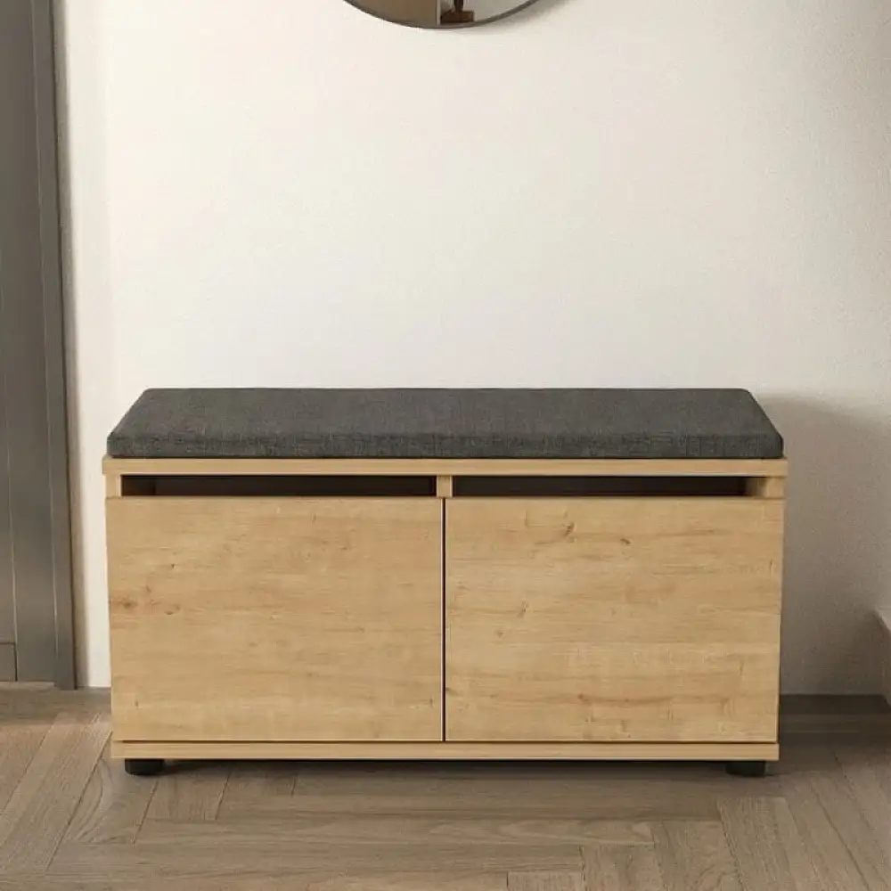 Παπουτσοθήκη Twain Megapap 8 ζευγών χρώμα sapphire oak 80x35x42εκ. | GP041-0050,4