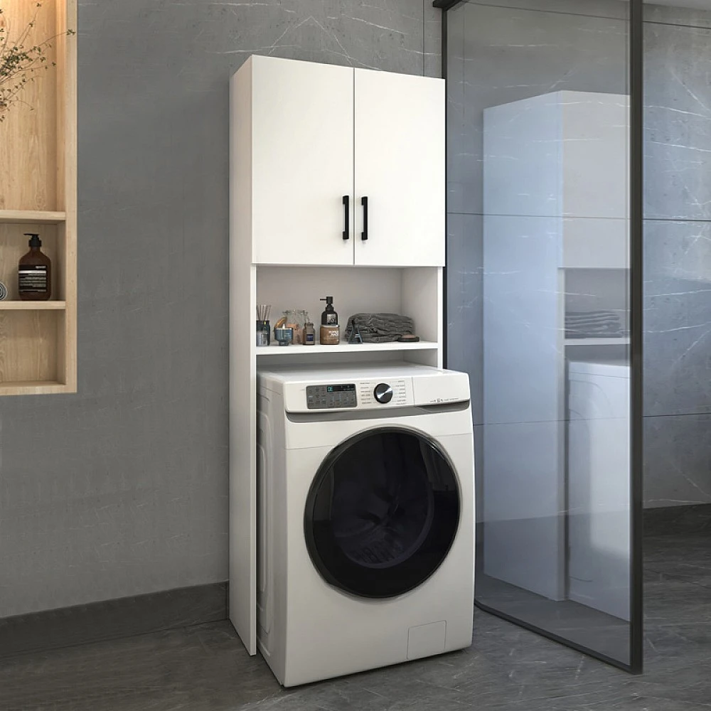 Έπιπλο πλυντηρίου Holton Megapap χρώμα λευκό 65,5x30x180εκ. Έπιπλο πλυντηρίου Holton Megapap χρώμα λευκό 65,5x30x180εκ.