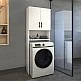 Έπιπλο πλυντηρίου Holton Megapap χρώμα λευκό 65,5x30x180εκ. Έπιπλο πλυντηρίου Holton Megapap χρώμα λευκό 65,5x30x180εκ.