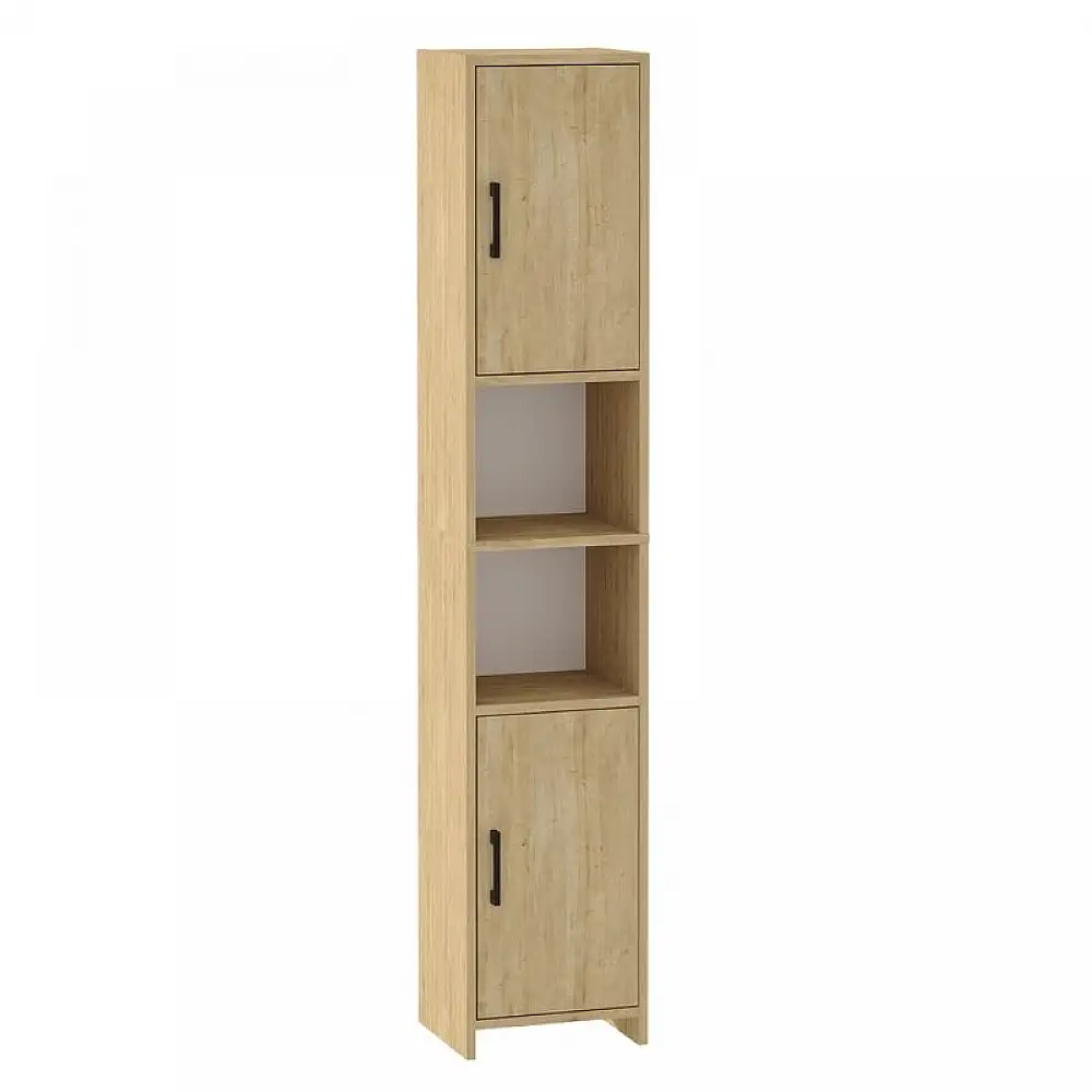 Ντουλάπι κουζίνας - μπάνιου Hobbes Megapap χρώμα sapphire oak 35x30x182,3εκ. | GP041-0056,2