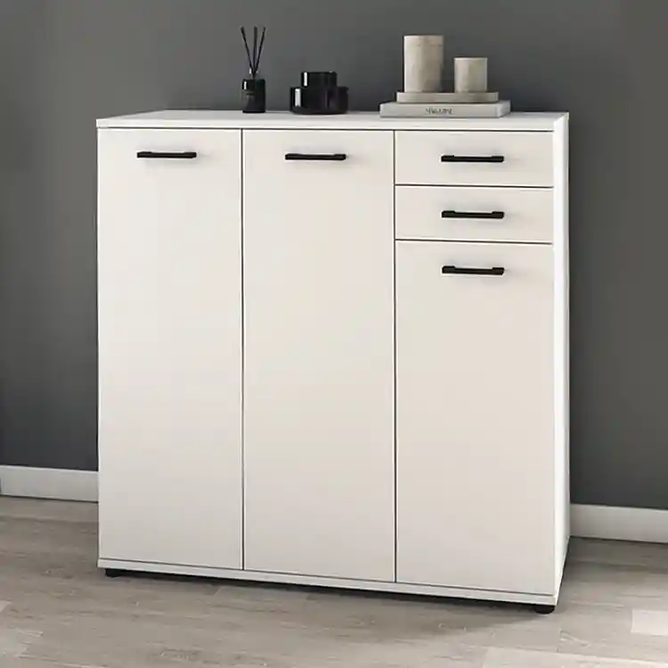 Παπουτσοθήκη - Ντουλάπι Polly Megapap χρώμα λευκό 108x35x108εκ. | GP041-0064,2