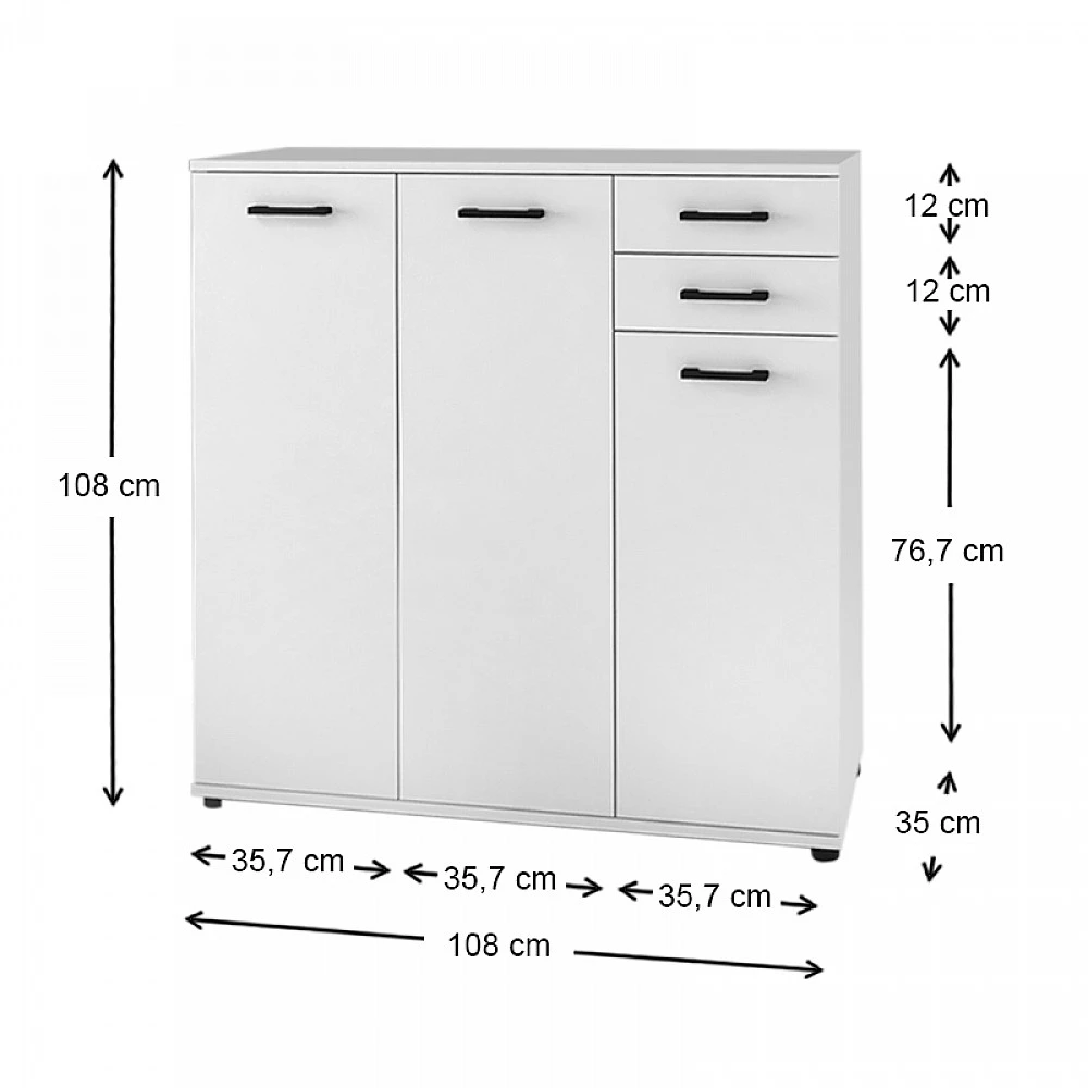 Παπουτσοθήκη - ντουλάπι Polly Megapap χρώμα λευκό 108x35x108εκ. Παπουτσοθήκη - ντουλάπι Polly Megapap χρώμα λευκό 108x35x108εκ.