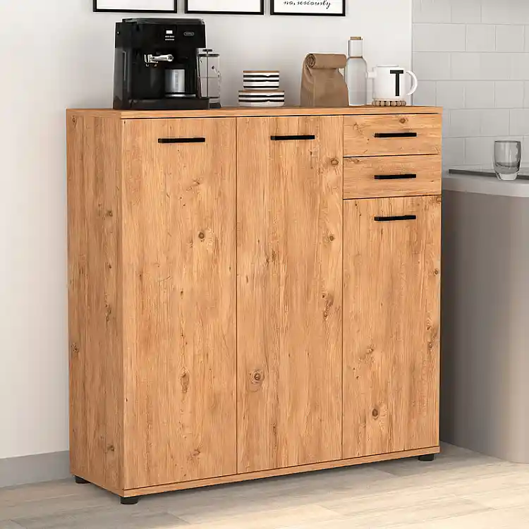 Παπουτσοθήκη - Ντουλάπι Polly Megapap χρώμα pine oak 108x35x108εκ. | GP041-0064,3