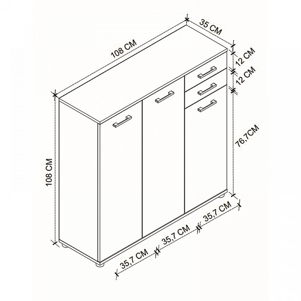 Παπουτσοθήκη - ντουλάπι Polly Megapap χρώμα pine oak 108x35x108εκ. Παπουτσοθήκη - ντουλάπι Polly Megapap χρώμα pine oak 108x35x108εκ.