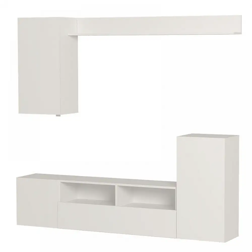 Σύνθεση τηλεόρασης Rodos Megapap χρώμα λευκό 210,2x36x90,4εκ. | GP041-0081,1