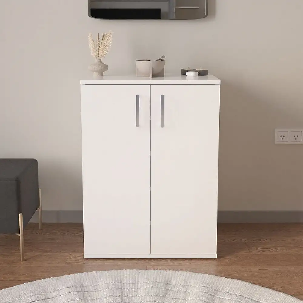 Παπουτσοθήκη - Ντουλάπι Manolo Megapap χρώμα λευκό 60x38x81,4εκ. | GP041-0084,1