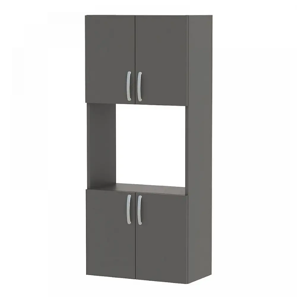 Ντουλάπα κουζίνας Armado Megapap χρώμα ανθρακί 60x32x140εκ. | GP041-0086,4