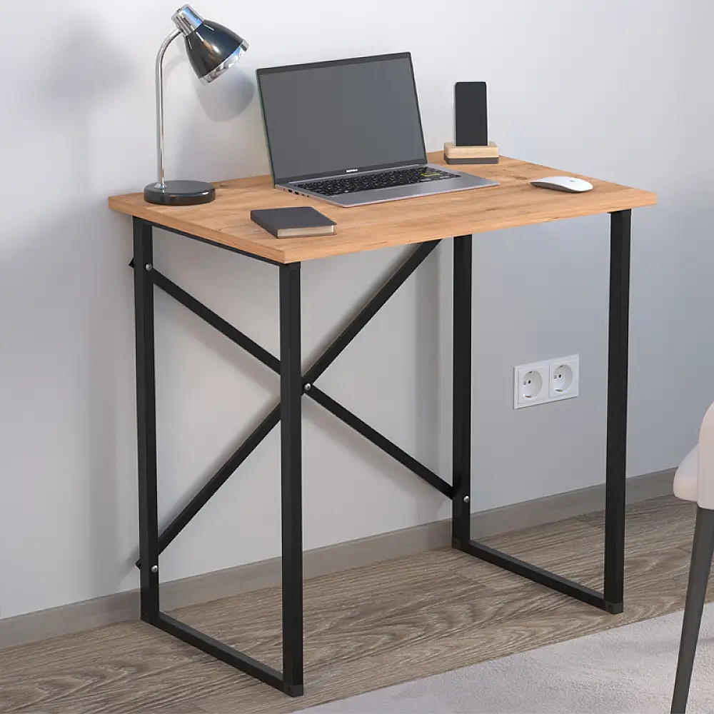 Γραφείο εργασίας Verne Megapap χρώμα pine oak 75x52x73,8εκ. | GP041-0103,1