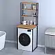 Έπιπλο πλυντηρίου Bobby Megapap χρώμα pine oak 67x60x178εκ. | GP041-0105,1