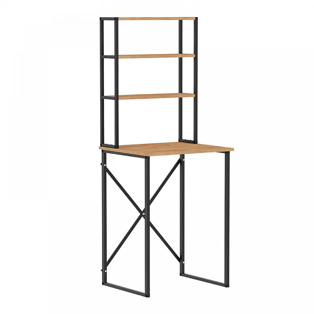 Έπιπλο πλυντηρίου Bobby Megapap χρώμα pine oak 67x60x178εκ. - GP041-0105,1
