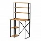 Έπιπλο πλυντηρίου Berkus Megapap χρώμα pine oak 90x60x178εκ.