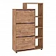 Παπουτσοθήκη Lego Megapap χρώμα pine oak 90x32x143εκ. Παπουτσοθήκη Lego Megapap χρώμα pine oak 90x32x143εκ.