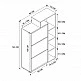 Παπουτσοθήκη Lego Megapap χρώμα pine oak 90x32x143εκ. Παπουτσοθήκη Lego Megapap χρώμα pine oak 90x32x143εκ.
