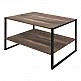Τραπεζάκι σαλονιού Giza Megapap χρώμα rustic καρυδί 90,2x50,3x50,4εκ. Τραπεζάκι σαλονιού Giza Megapap χρώμα rustic καρυδί 90,2x50,3x50,4εκ.
