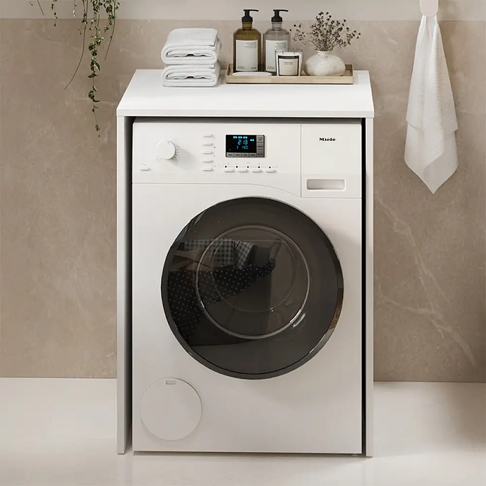 Έπιπλο πλυντηρίου Pinar Megapap χρώμα λευκό 65,5x60x88,6εκ. | GP041-0132,1