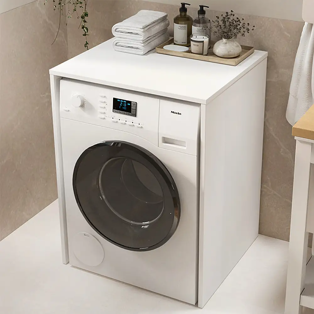Έπιπλο πλυντηρίου Pinar Megapap χρώμα λευκό 65,5x60x88,6εκ. | GP041-0132,1