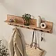 Κρεμάστρα τοίχου Kery Megapap χρώμα pine oak 91x11x20εκ. | GP041-0133,1