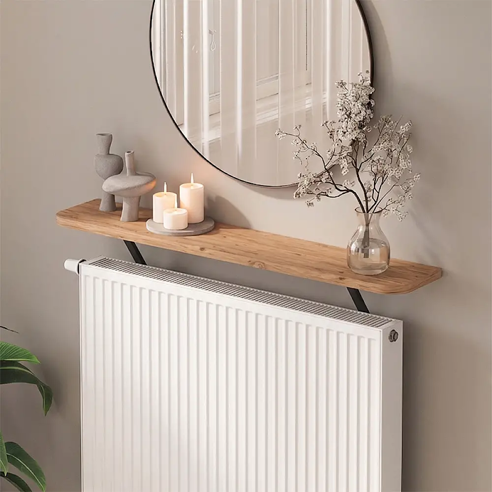 Ραφιέρα τοίχου Barca Megapap χρώμα pine oak 91x17,5x20,4εκ. | GP041-0135,1