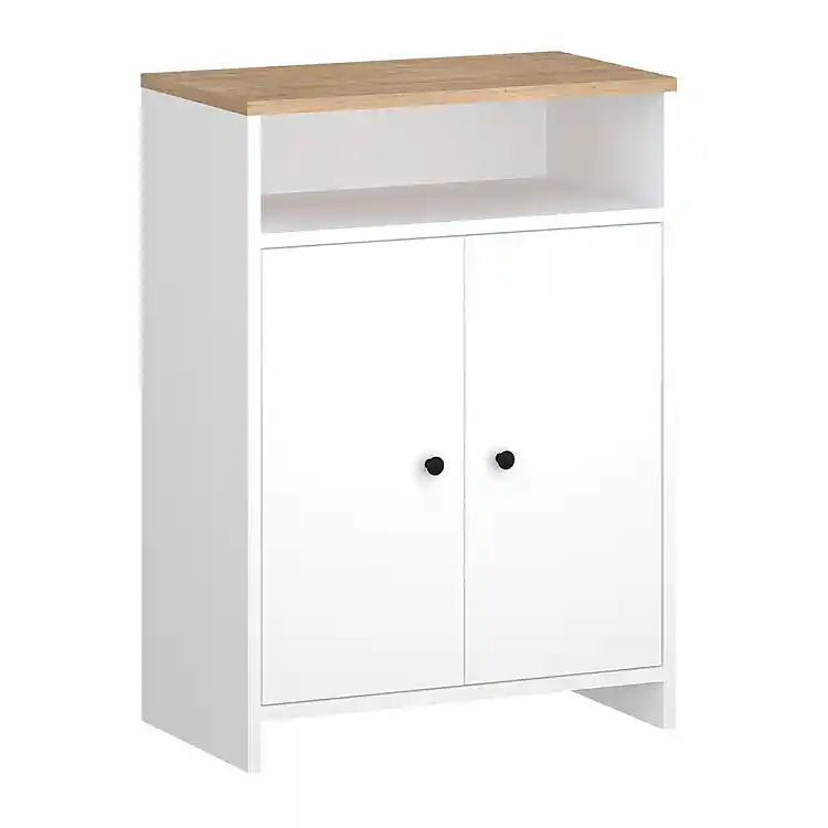 Παπουτσοθήκη - Ντουλάπι Efsun Megapap χρώμα λευκό - sapphire oak 62x35x86εκ. | GP041-0140,1