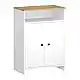 Παπουτσοθήκη - Ντουλάπι Efsun Megapap χρώμα λευκό - sapphire oak 62x35x86εκ. | GP041-0140,1