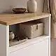 Παπουτσοθήκη - Ντουλάπι Talsa Megapap χρώμα λευκό - sapphire oak 50x35,3x86εκ. | GP041-0141,1