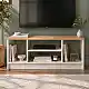 Έπιπλο τηλεόρασης Bahama Megapap χρώμα λευκό - sapphire oak 120x35x46,5εκ. | GP041-0142,1
