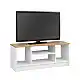 Έπιπλο τηλεόρασης Bahama Megapap χρώμα λευκό - sapphire oak 120x35x46,5εκ. | GP041-0142,1