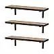 Ραφιέρα τοίχου Versa Megapap 3 τεμαχίων χρώμα pine oak 80x19x17εκ. | GP041-0144,1