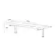 Ραφιέρα τοίχου Versa Megapap 3 τεμαχίων χρώμα pine oak 80x19x17εκ. | GP041-0144,1