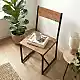Καρέκλα τραπεζαρίας Maysa Megapap χρώμα μαύρο - pine oak 40,2x42,5x84,7εκ. | GP041-0146,1