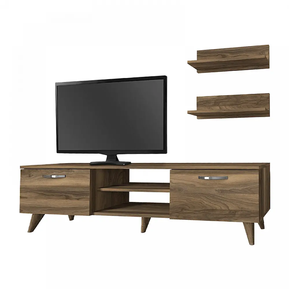Έπιπλο τηλεόρασης Colin Megapap χρώμα καρυδί 150x29,5x40,6εκ. - GP042-0007,3 Έπιπλο τηλεόρασης Colin Megapap χρώμα καρυδί 150x29,5x40,6εκ. - GP042-0007,3