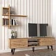 Σύνθεση τηλεόρασης Salerno Megapap χρώμα sapphire oak 180x35x51εκ. Σύνθεση τηλεόρασης Salerno Megapap χρώμα sapphire oak 180x35x51εκ.