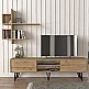 Σύνθεση τηλεόρασης Salerno Megapap χρώμα sapphire oak 180x35x51εκ. Σύνθεση τηλεόρασης Salerno Megapap χρώμα sapphire oak 180x35x51εκ.