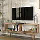 Έπιπλο τηλεόρασης Sirona Megapap χρώμα sapphire oak 140x30x55εκ. - GP042-0022,1