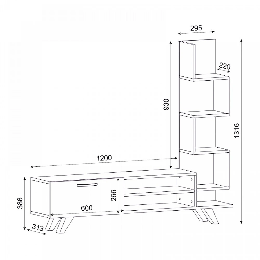 Έπιπλο τηλεόρασης Ceren Megapap χρώμα λευκό - cordoba 149,5x31x131,6εκ. Έπιπλο τηλεόρασης Ceren Megapap χρώμα λευκό - cordoba 149,5x31x131,6εκ.