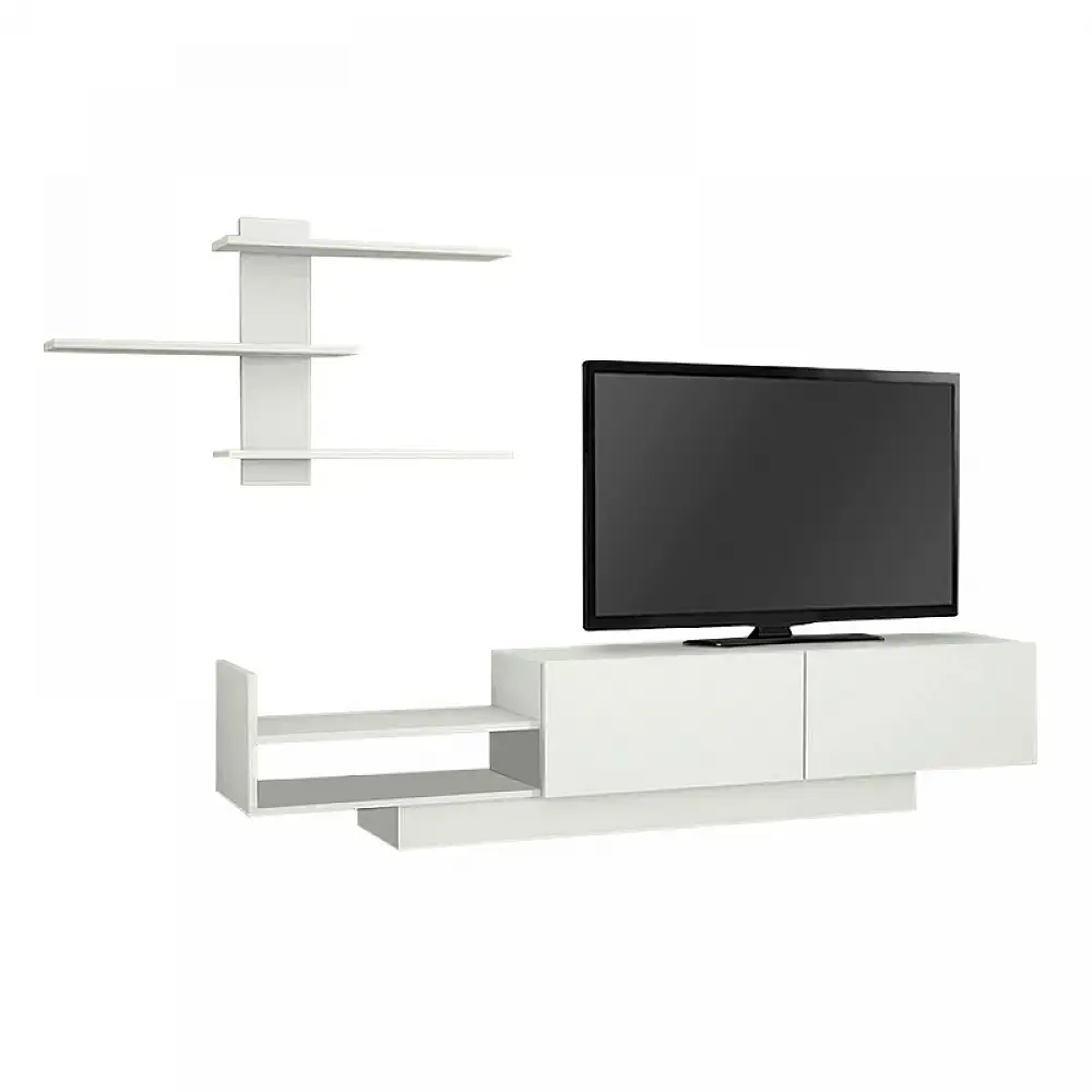 Σύνθεση τηλεόρασης Egemen Megapap χρώμα λευκό 180x32x40εκ. | GP042-0034,1