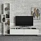 Σύνθεση τηλεόρασης Tulip Megapap χρώμα λευκό 160x29,5x160εκ. - GP042-0046,1 Σύνθεση τηλεόρασης Tulip Megapap χρώμα λευκό 160x29,5x160εκ. - GP042-0046,1