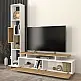 Σύνθεση τηλεόρασης Tulip Megapap χρώμα λευκό - sepet oak 160x29,5x160εκ. - GP042-0046,3 Σύνθεση τηλεόρασης Tulip Megapap χρώμα λευκό - sepet oak 160x29,5x160εκ. - GP042-0046,3