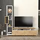Σύνθεση τηλεόρασης Tulip Megapap χρώμα λευκό - sepet oak 160x29,5x160εκ. - GP042-0046,3 Σύνθεση τηλεόρασης Tulip Megapap χρώμα λευκό - sepet oak 160x29,5x160εκ. - GP042-0046,3