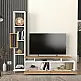 Σύνθεση τηλεόρασης Tulip Megapap χρώμα λευκό - sepet oak 160x29,5x160εκ. - GP042-0046,3 Σύνθεση τηλεόρασης Tulip Megapap χρώμα λευκό - sepet oak 160x29,5x160εκ. - GP042-0046,3