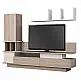 Σύνθεση τηλεόρασης Almeria Megapap χρώμα λευκό - cordoba 149x29,5x117εκ. Σύνθεση τηλεόρασης Almeria Megapap χρώμα λευκό - cordoba 149x29,5x117εκ.