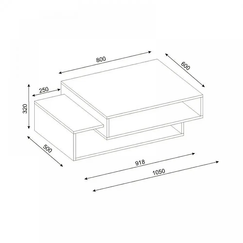 Τραπεζάκι σαλονιού Tab Megapap χρώμα λευκό - cordoba 105x60x32εκ. Τραπεζάκι σαλονιού Tab Megapap χρώμα λευκό - cordoba 105x60x32εκ.