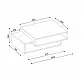 Τραπεζάκι σαλονιού Tab Megapap χρώμα λευκό - cordoba 105x60x32εκ. Τραπεζάκι σαλονιού Tab Megapap χρώμα λευκό - cordoba 105x60x32εκ.