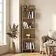 Βιβλιοθήκη Perla Megapap χρώμα sepet oak 48x22x170εκ. | GP042-0103,2