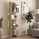 Βιβλιοθήκη Perla Megapap χρώμα sepet oak 48x22x170εκ. | GP042-0103,2