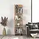 Βιβλιοθήκη Perla Megapap χρώμα sepet oak 48x22x170εκ. | GP042-0103,2