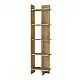 Βιβλιοθήκη Perla Megapap χρώμα sepet oak 48x22x170εκ. | GP042-0103,2